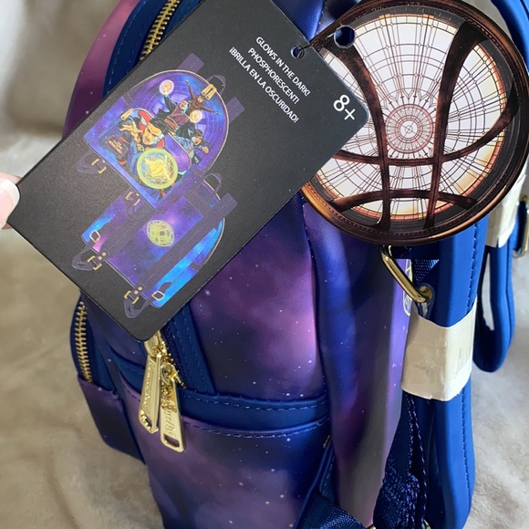 Marvel Dr.Strange Multiverse Madness Loungefly Backpack and Wallet - Picture 8 of 9